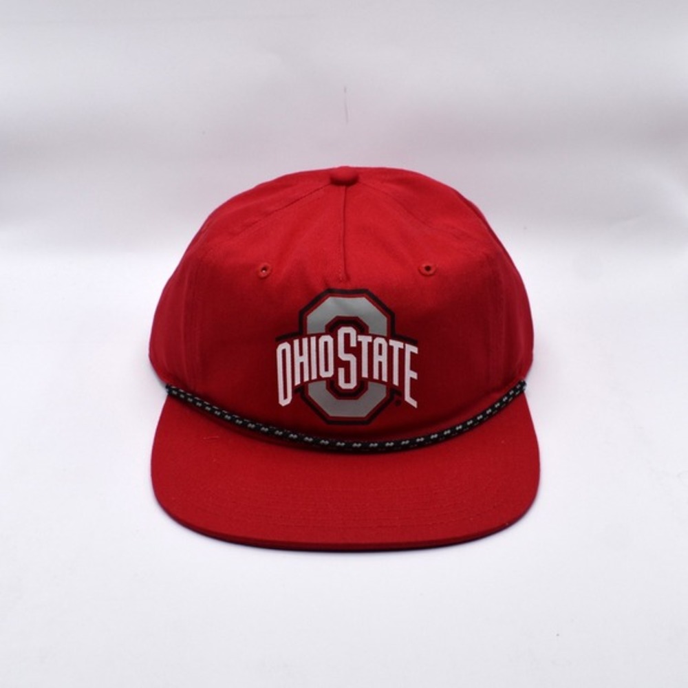 Ohio State Buckeyes Football Columbia‎ PFG Rope Snapback Hat Cap Scarlet Red NEW